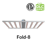 Medic Grow Fold-8 Full-Spectrum 760w Commercial LED Grow Lights ETL & DLC Certified